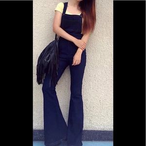1969 VINTAGE 70's Y2K SLIM FLARE LEG JUMPSUIT